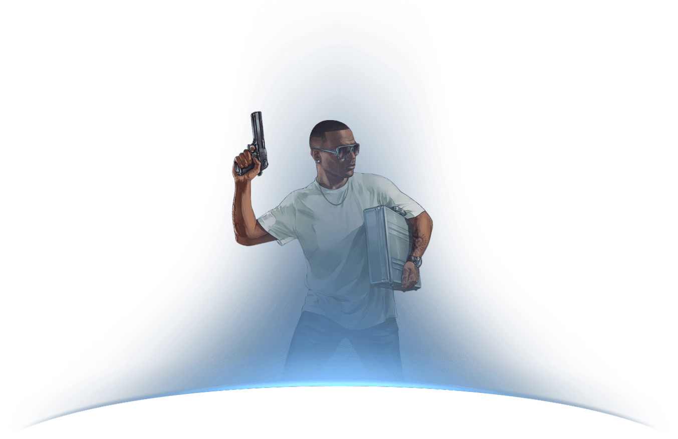 Person holding an object